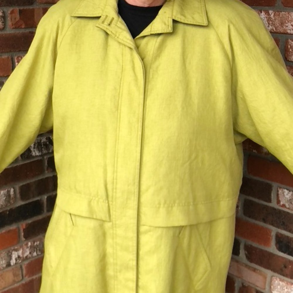 VINTAGE  J. GALLERY  TRENCH COAT  NEW - Picture 8 of 11
